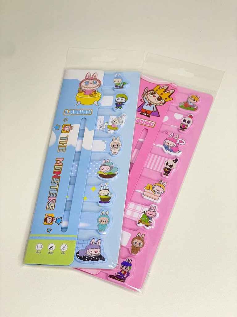 Post it labubu x8