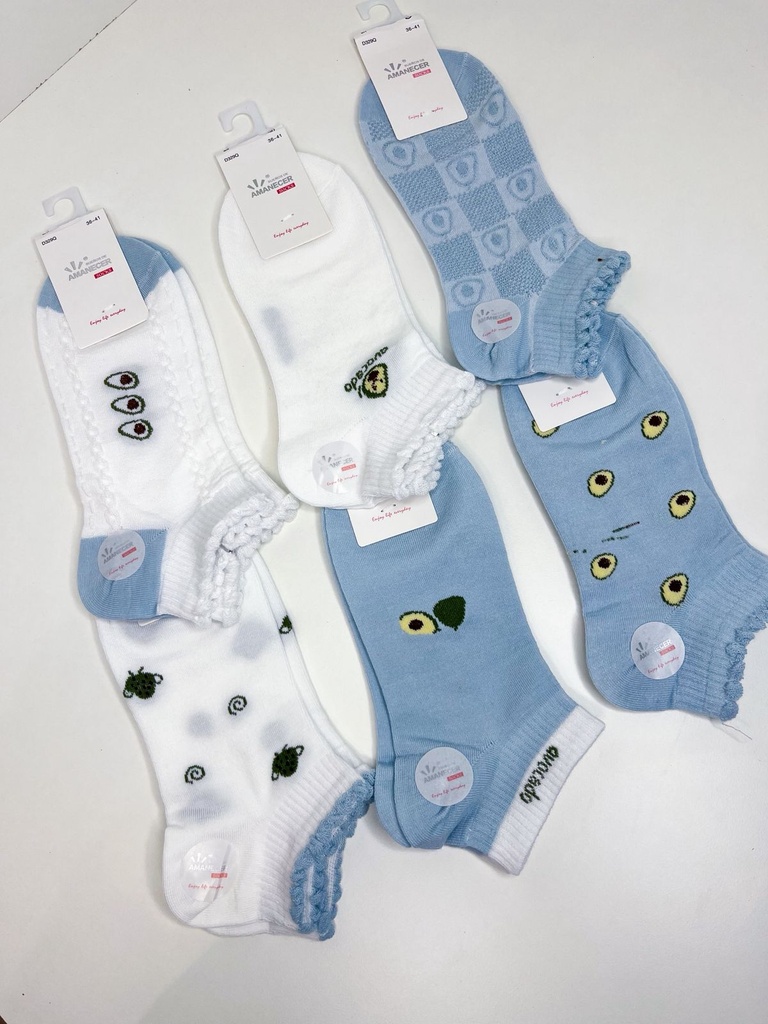 Pack medias palta soquete x12