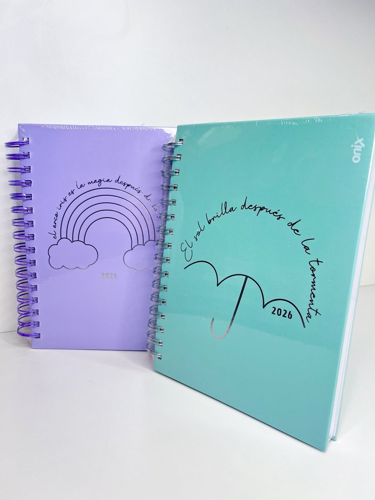 Agenda 2026 con espiral Onix 16x22 DIARIA