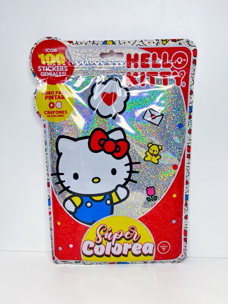 Super colorea libro para pintar + stickers