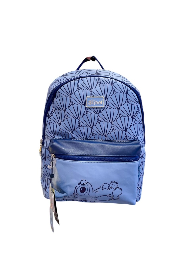 Mochila Stitch con bolsillo frontal