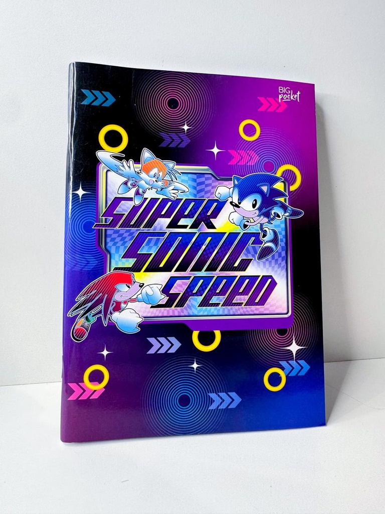 Cuaderno sonic tapa flexible 16x21