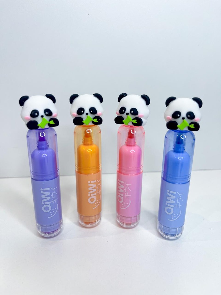 Resaltador panda + sello