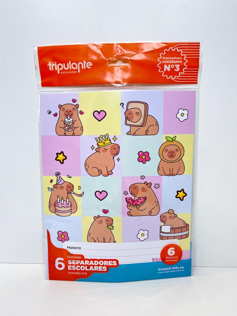 Separadores n3 capybara tripulante