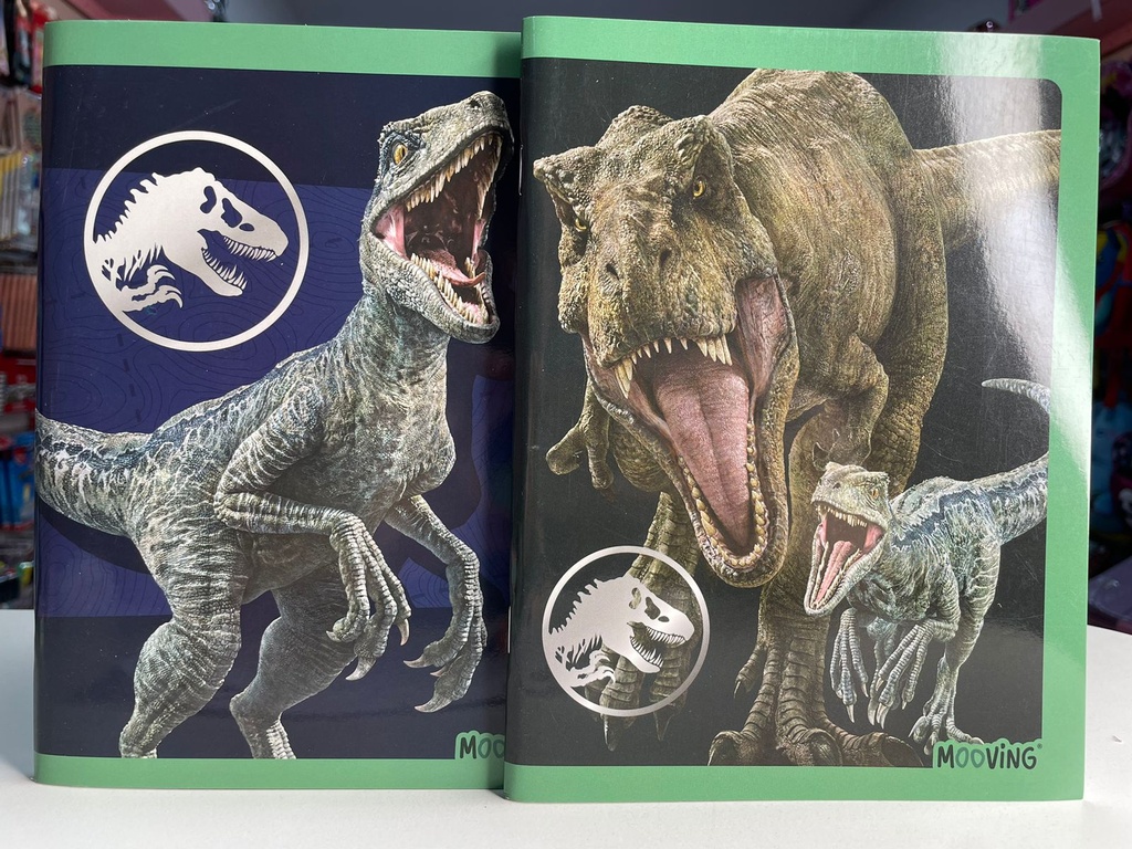 Cuaderno jurassic world mooving