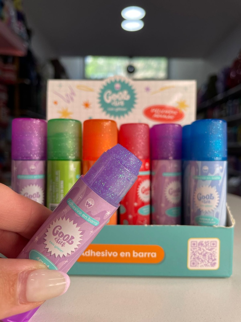 Voligoma glitter en barra con aroma