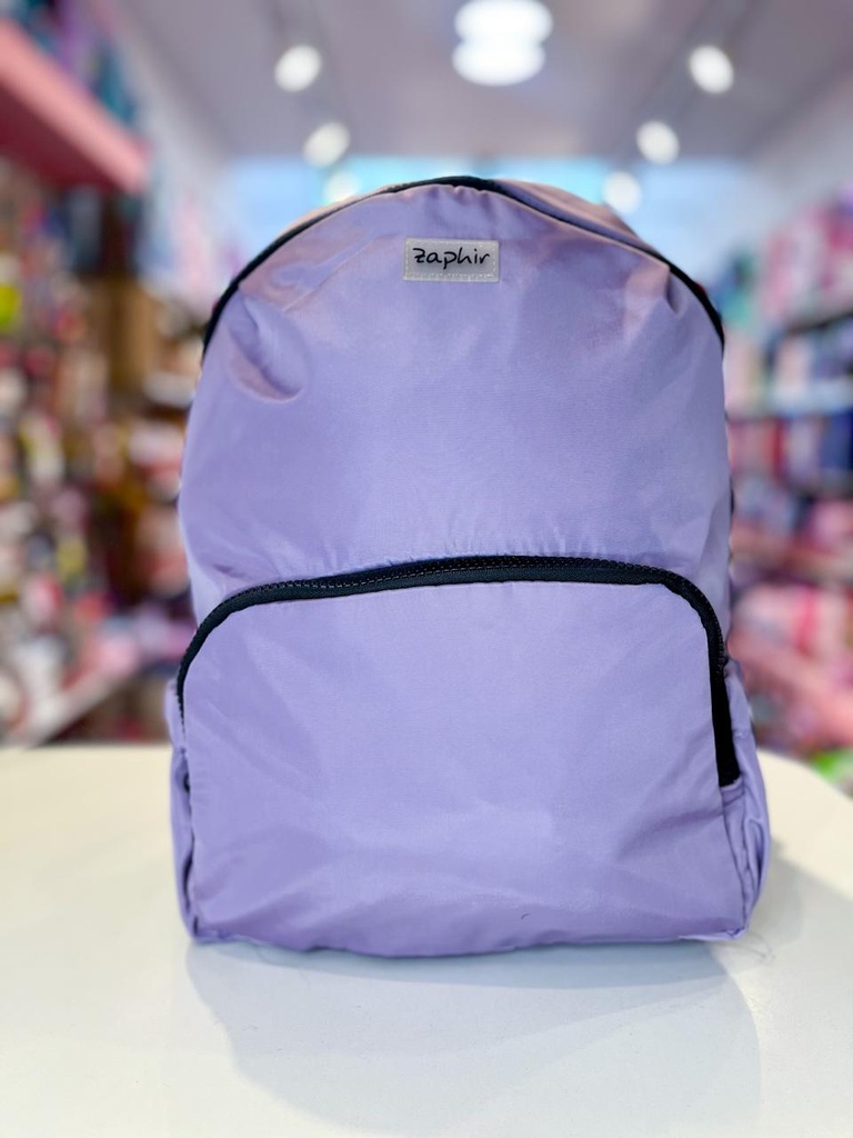 Mochila violeta skora 14''
