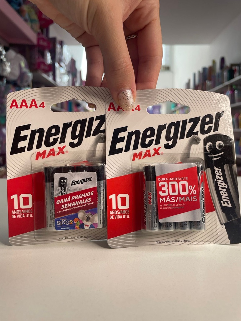Pilas AA energizer por unidad