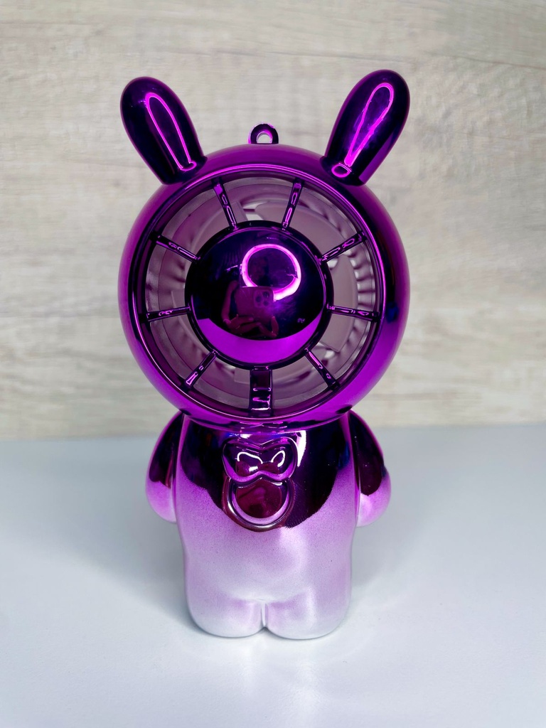 Mini ventilador con diseño de muñeco