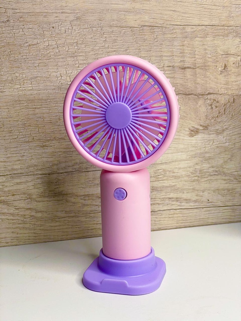 Ventilador de mano con carga usb colores