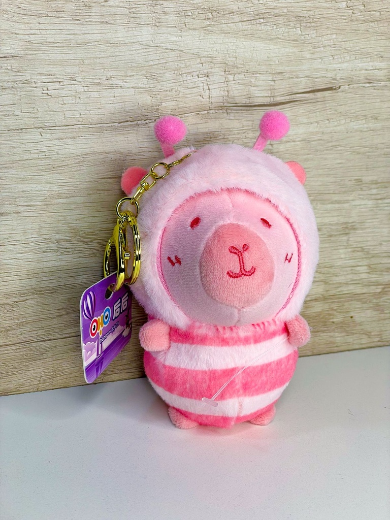 Llavero capybara abeja