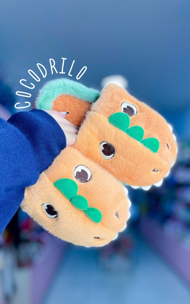 Pantuflas importadas cocodrilo 28-29