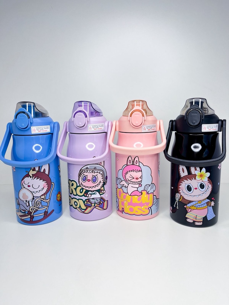 Botella termica labubu 1L