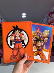 Cuaderno dragon ball tapa flexible 16x21