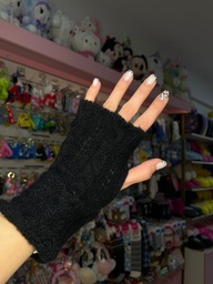 Guantes tejidos sin dedo