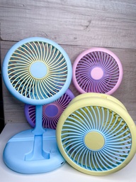 Ventilador portátil con soporte para celular