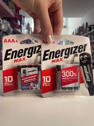Pilas AA energizer por unidad