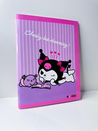 Cuaderno kuromi tapa flexible 16x21