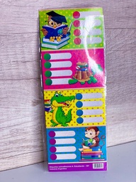 Etiquetas autoadhesivas x8 estudiando