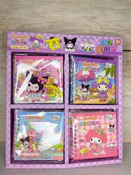 Libreta sanrio con stickers