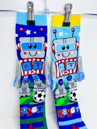 Medias robot caña alta