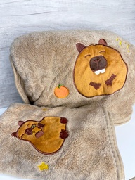 Toalla + toallon capybara