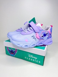 Zapatillas stitch lila con luz