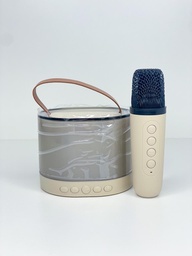 Parlante karaoke con microfono