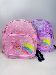 Mochila infantil con estrella y arcoíris