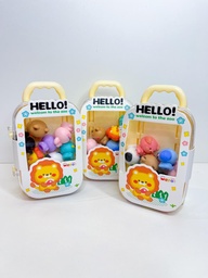 Goma en valija animales